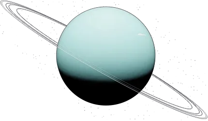 Realistic picture of Uranus